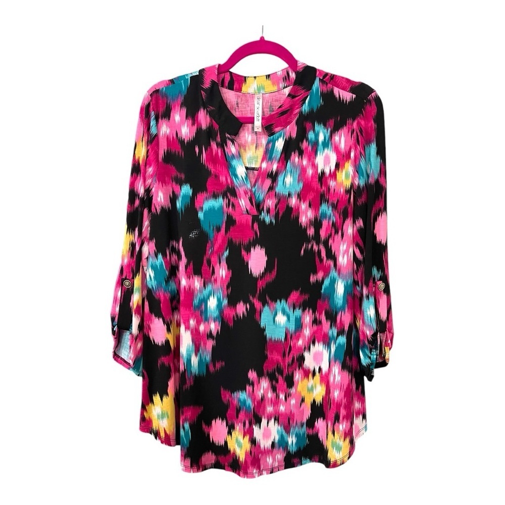 Floral Print Dear Scarlett Blouse - Size M - Picture 2 of 5